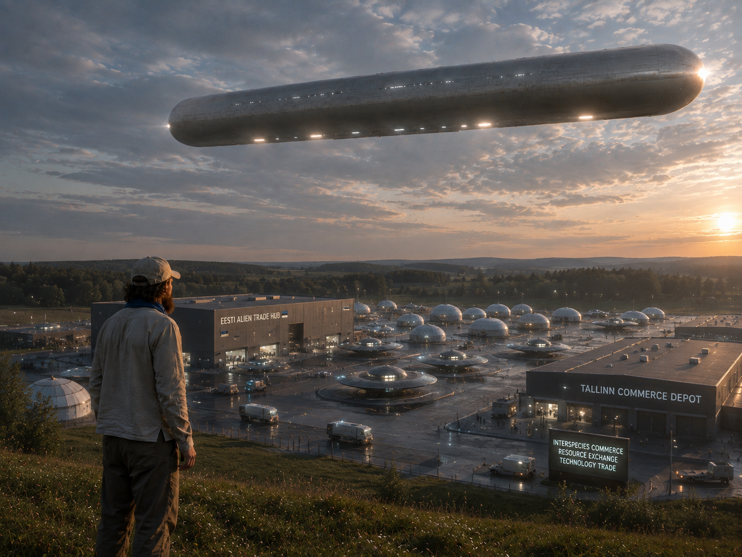 Visual concept of a possible Estonian Alien Contact Campus