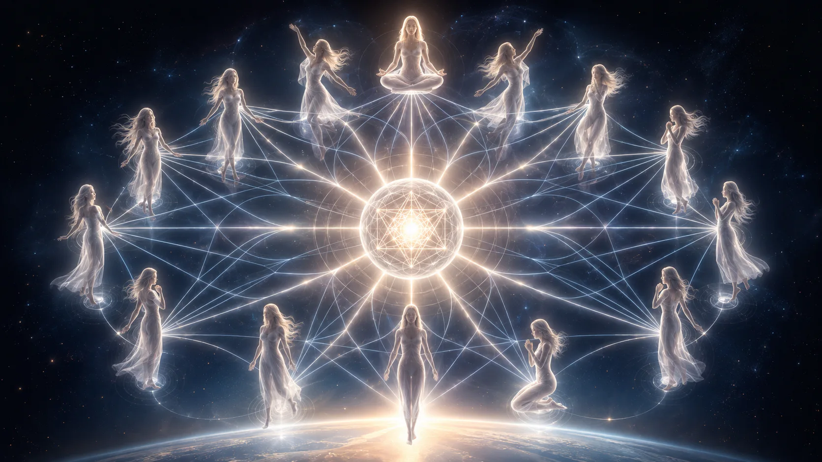 Tall White · Inner white light and the Thought Ocean · focus on your multidimensionality