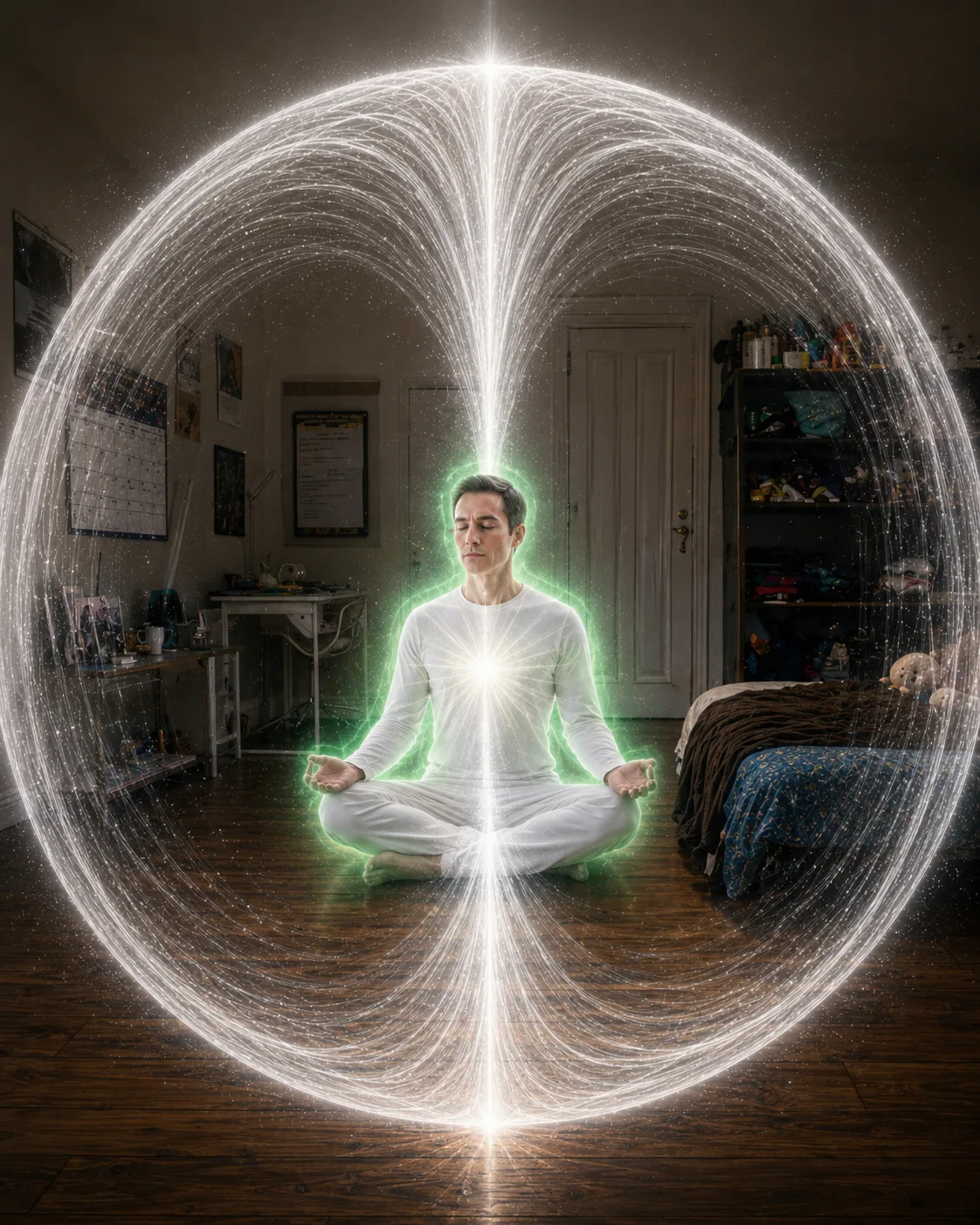 Tall White · Inner white light and the Thought Ocean · Tall White focus on your inner white light
