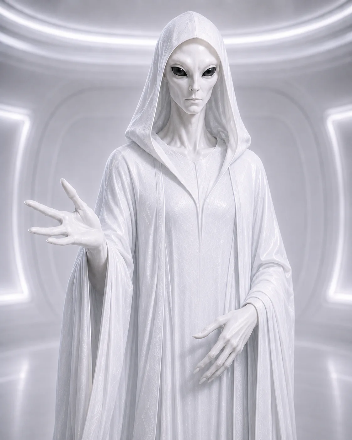 Tall White profile illustration