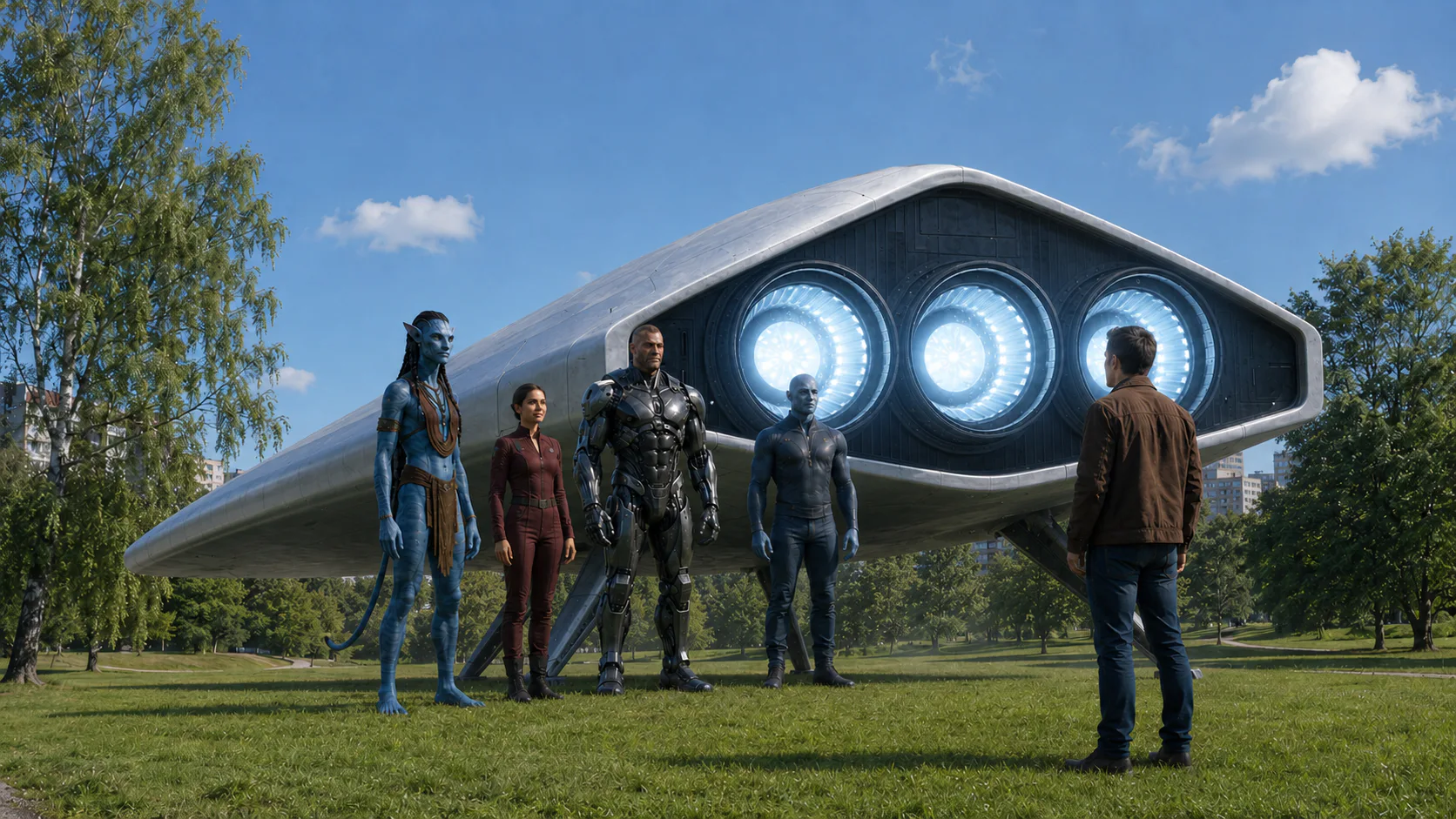 Blue Avatar and Pandora · Blue Avatar contact in Tallinn and astral journey to Pandora · UFO above Tallinn in a dream, landing immediately after being summoned