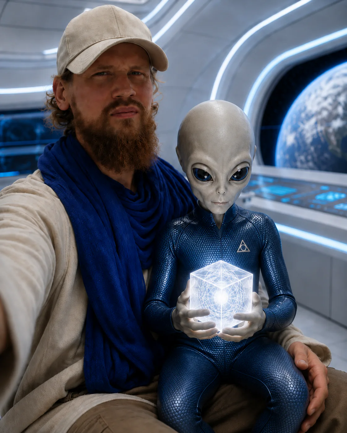 Small Grey · First meeting with a Small Grey at a space station · Small Grey 2026 contact at an orbital station