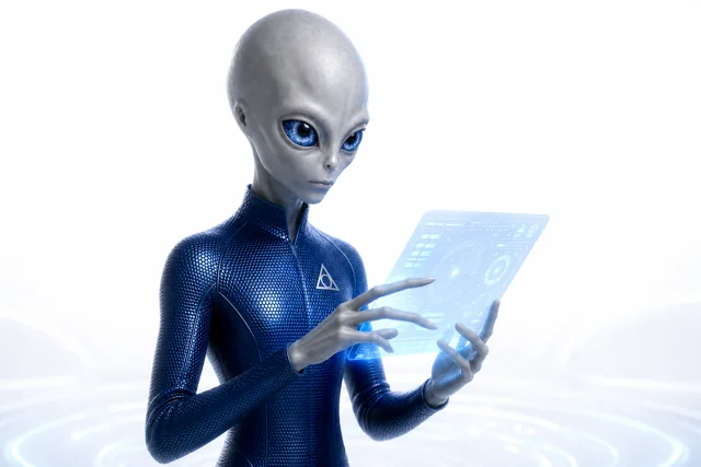 Siiruse hall hologrammiga
