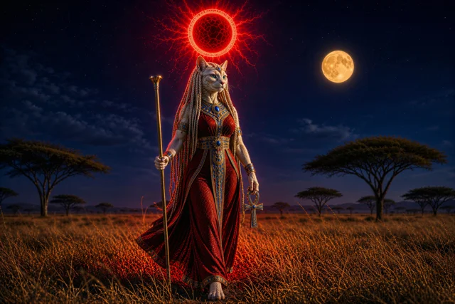 Sekhmet varjutuse all