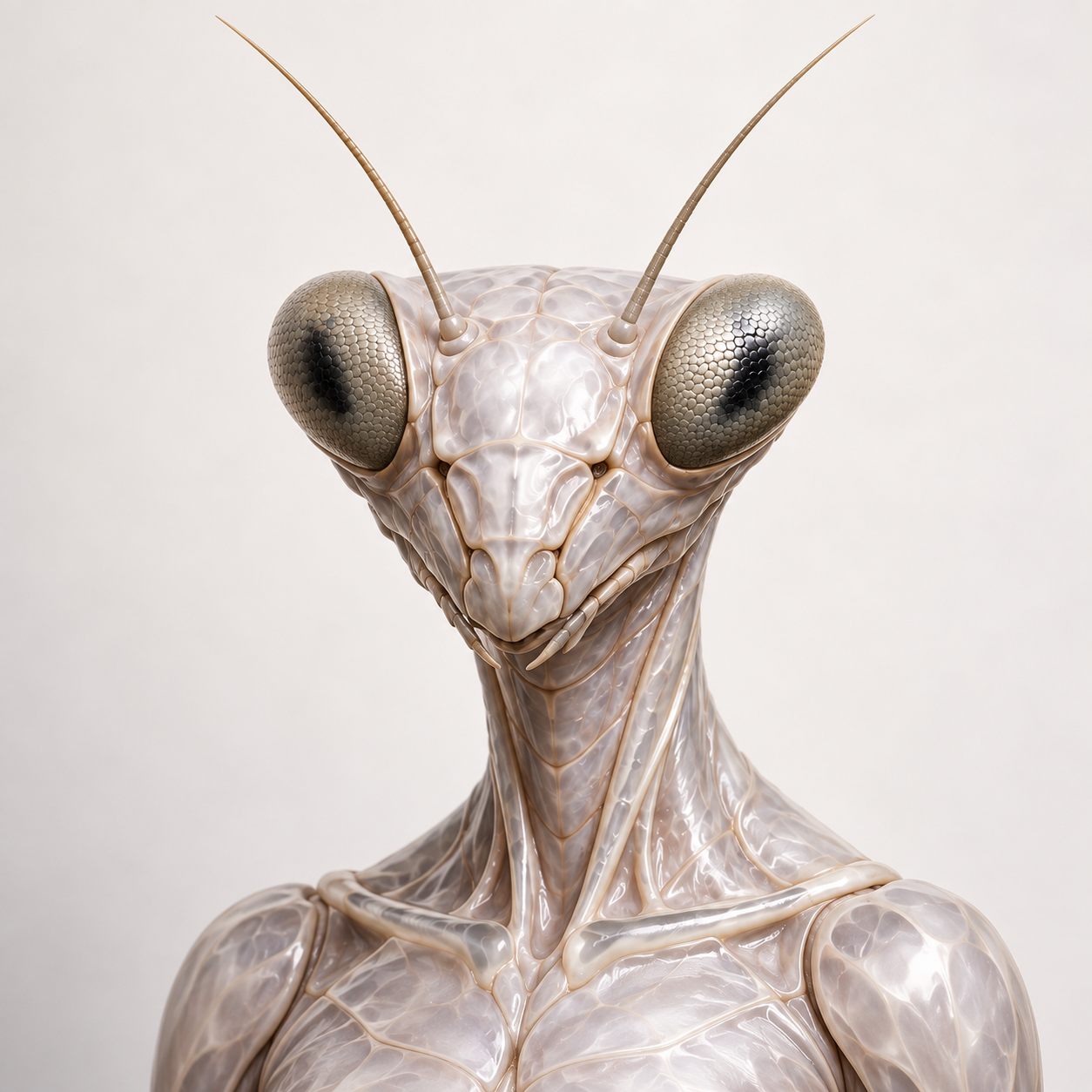 Valge Mantis — sama kontaktiperekonna teine portree